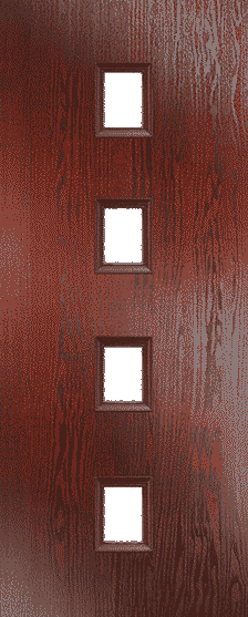 Dakota C in Rosewood, fitted in Saltwell.